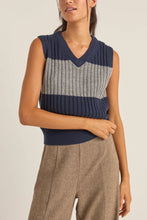 Load image into Gallery viewer, Navy Gatwick Sweater Vest