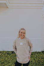 Load image into Gallery viewer, Sand Fleece Poncho Pullover