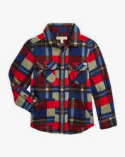 Load image into Gallery viewer, Cherry Blue Check Snow Fleece Shirt
