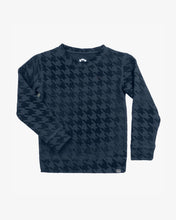Load image into Gallery viewer, Blue Houndstooth Revel Crewneck