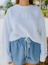 Load image into Gallery viewer, White Reverse Fleece Oversized Midi